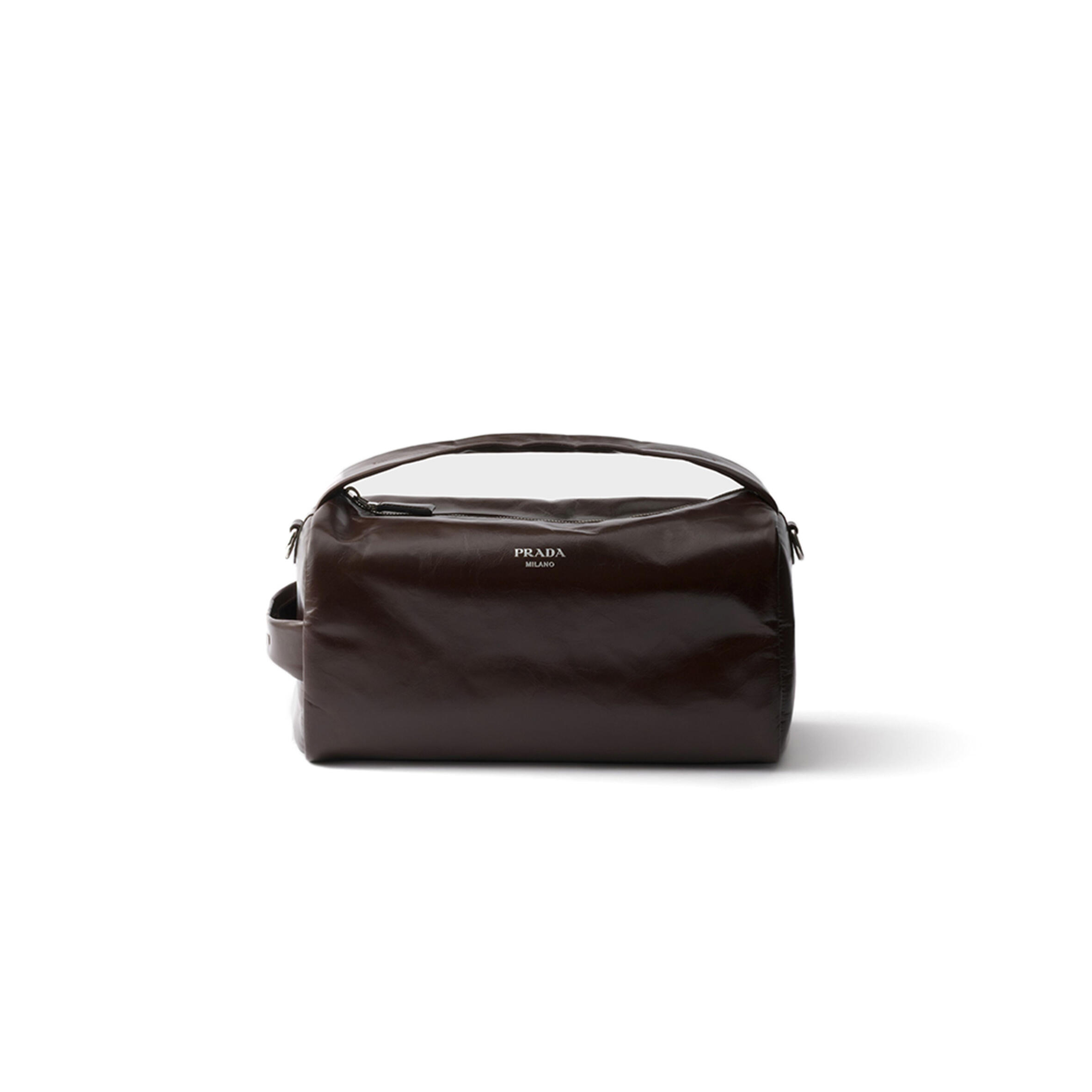 Pra*a leather shoulder bag 2vh194 (33*17*17cm)